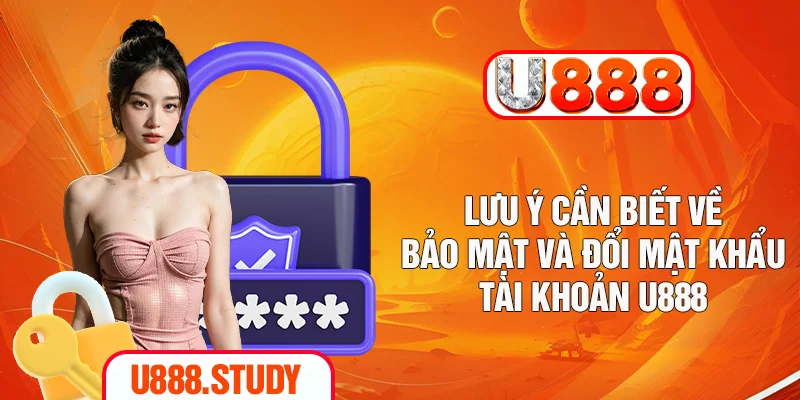 Lưu ý cần biết về bảo mật và đổi mật khẩu tài khoản U888