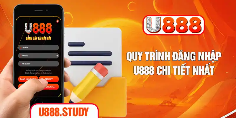 Quy trình đăng nhập U888 chi tiết nhất
